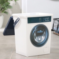 Контейнер для стирального порошка RICCO, 5 л, 19,6&times;16,7&times;23 см, МИКС