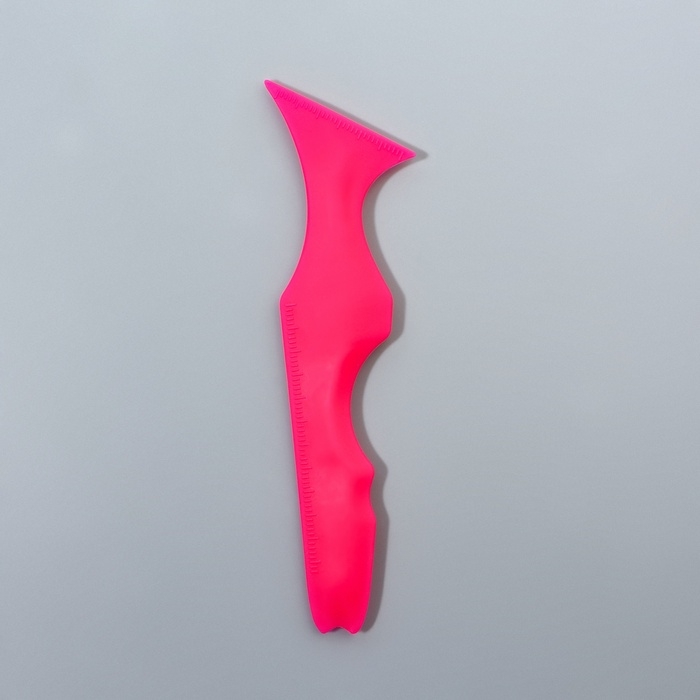 Трафарет для нанесения макияжа, 15 &times; 4,5 &times; 0,7 см, цвет розовый