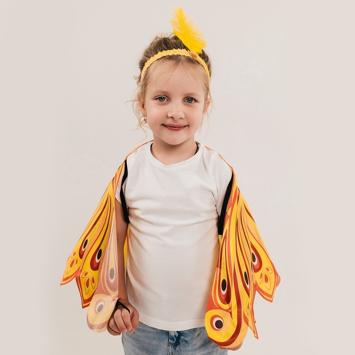 Карнавальный набор &laquo;Сказочная Жар-птица&raquo;, крылья 73 &times; 100 см, повязка