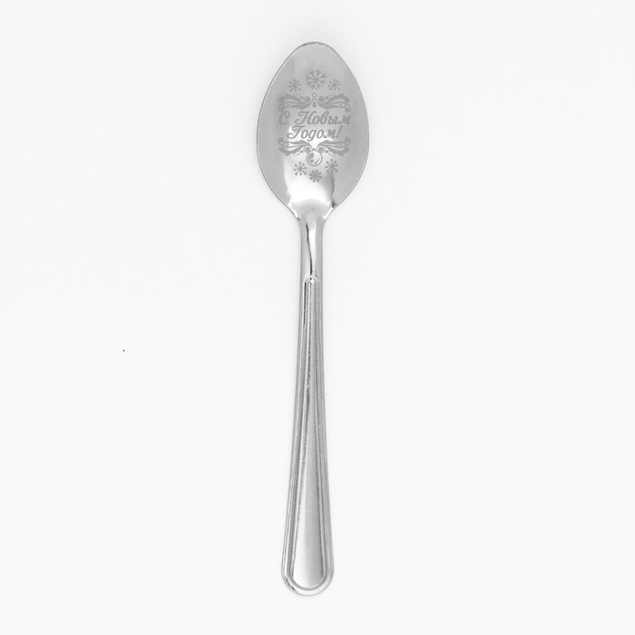 Ложка сувенирная на открытке «Новогодняя коллекция: Счастья в новом году», 3 х 14 см Ложка сувенирная на открытке «Новогодняя коллекция: Счастья в новом году», 3 х 14 см