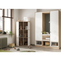 Полка универсальная Киви, 1500х440х462, Белый/Дуб делано