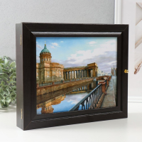 Ключница  "Казанский собор" венге 26х31 см