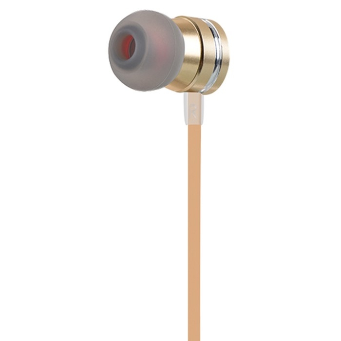 Наушники Hoco M16, проводные, вкладыши, микрофон, 1.2 м, золотистые Наушники Hoco M16, проводные, вкладыши, микрофон, 1.2 м, золотистые