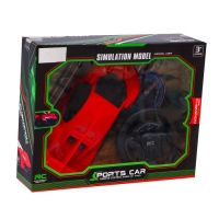 Машина радиоуправляемая &laquo;Купе&raquo;, работает от батареек, цвет красный