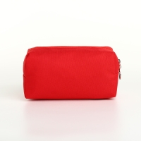 Косметичка на молнии, цвет красный Косметичка на молнии, цвет красный
