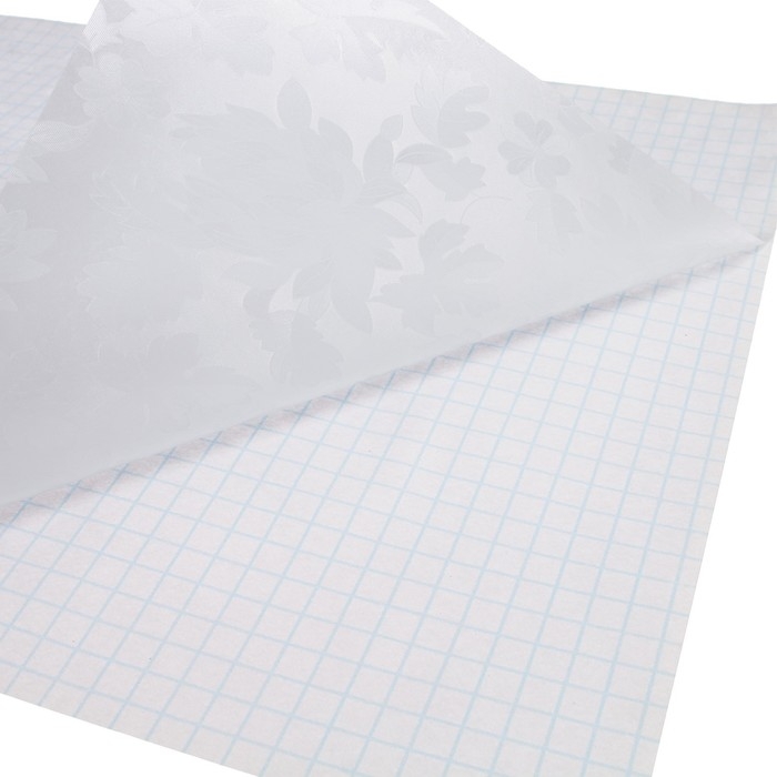 Пленка самоклеящаяся, 50 х 36 см, прозрачная, 10 листов, 50 мкм, МИКС