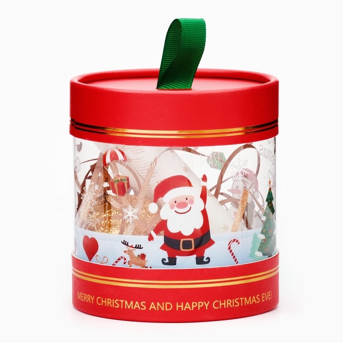 Новогодний подарочный набор косметики &laquo;Новогодняя фантазия&raquo; для душа и ванны, золотая серия. Новый год