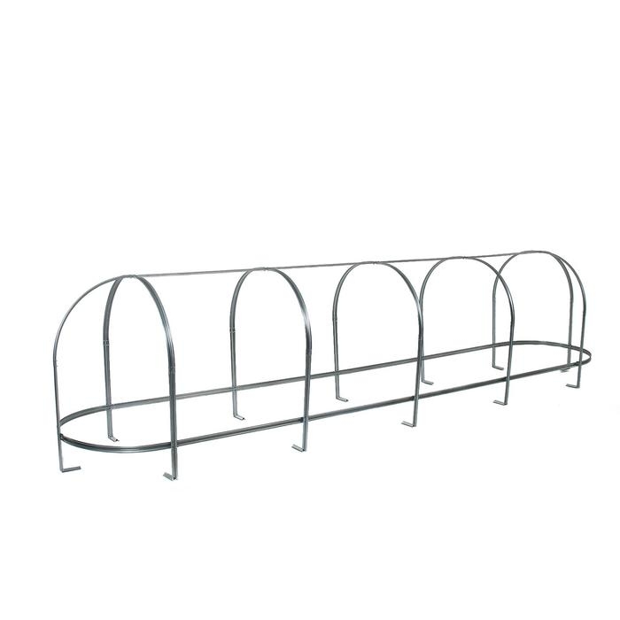 Парник, длина 5 м, оцинкованный профиль из 5 дуг, спанбонд 65 г/м&sup2;, &laquo;Агрощит&raquo;