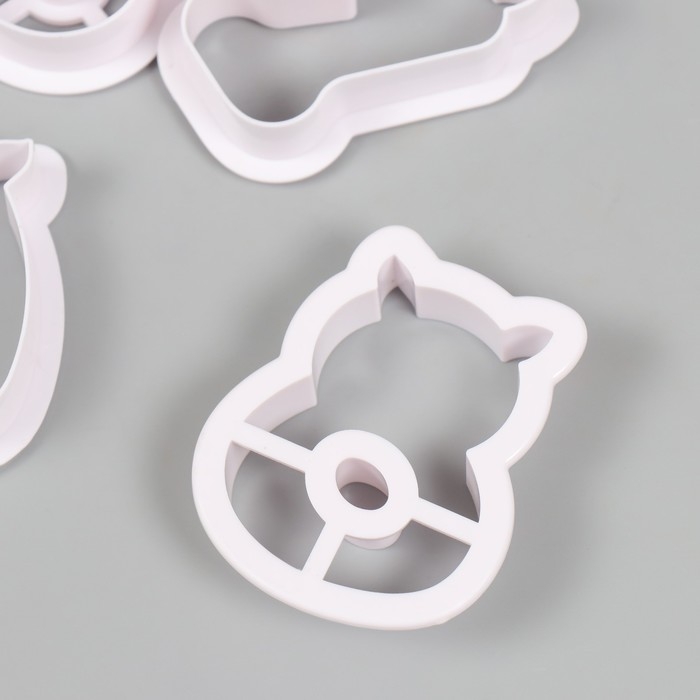 Каттеры для полимерной глины Каттеры для полимерной глины "Цифры с рожками" набор 10 шт