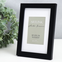 Фоторамка МДФ "Ellis" 10x15 см, с паспарту, чёрный Фоторамка МДФ "Ellis" 10x15 см, с паспарту, чёрный