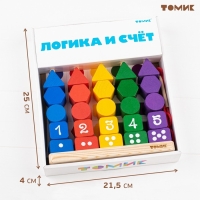 Развивающий набор &laquo;Сортер&raquo; &laquo;Логика и счёт&raquo; 27 деталей