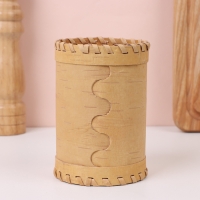 Туес &laquo;Шишки&raquo;, 8&times;8&times;10 см, береста