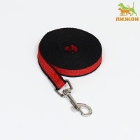 Поводок 3 м х 1,5 см, красно-чёрный Поводок 3 м х 1,5 см, красно-чёрный