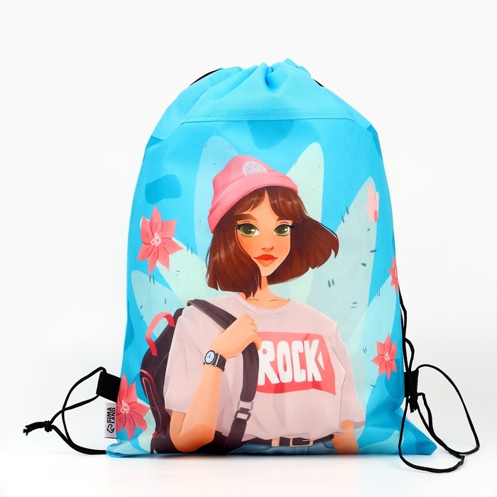 Мешок для обуви &laquo;Стильная девчонка&raquo; нетканное полотно, размер 30 х 40 см