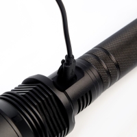 Фонарь ручной аккумуляторный 6000 мАч, 1500 лм, 500 м, XHP70, 3 режима,micro USB, zoom, 24.8 x 6 x 3 Фонарь ручной аккумуляторный 6000 мАч, 1500 лм, 500 м, XHP70, 3 режима,micro USB, zoom, 24.8 x 6 x 3