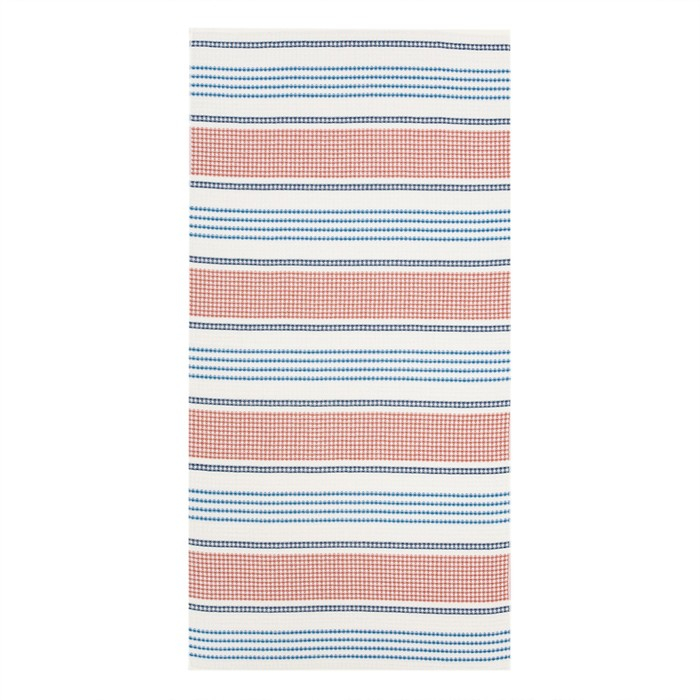 Полотенце вафельное Этель Полотенце вафельное Этель "Waffle" 70х140 см, цвет коричнево-голубой, 100% хлопок, 280 гр/м2