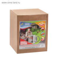 Коптильня холодного копчения "Дым Дымыч" 02М, дымогенератор, 32 л, серебристая Коптильня холодного копчения "Дым Дымыч" 02М, дымогенератор, 32 л, серебристая