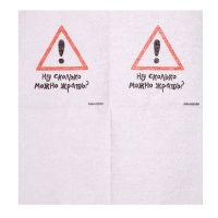 Салфетки бумажные однослойные "Ну сколько можно жрать", 24х24 см, набор 20 шт. Салфетки бумажные однослойные "Ну сколько можно жрать", 24х24 см, набор 20 шт.