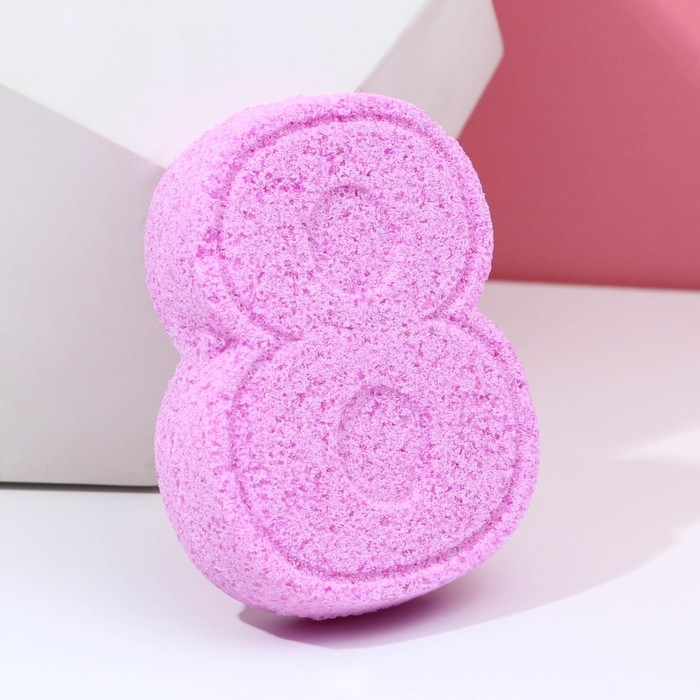 Бомбочка для ванны &laquo;С 8 Марта!&raquo;, 100 г, аромат цветочный, ЧИСТОЕ СЧАСТЬЕ