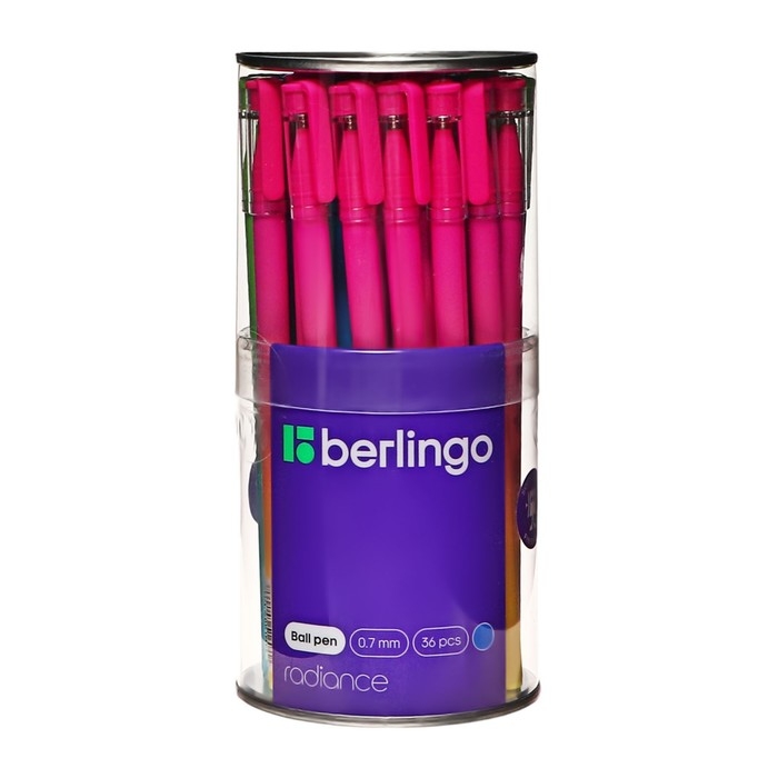 Ручка шариковая Berlingo "Radiance", 0,7мм, синяя, корпус микс
