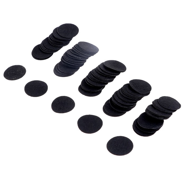 Диски фетровые для творчества и декора &laquo;Кружочки&raquo;, 250 шт., размер 1 шт. &mdash; 3,5 см, цвет чёрный