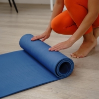 Коврик для йоги Sangh, 183&times;61&times;0,8 см, цвет синий
