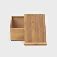 Салфетница Доляна «Комфорт», 17×11×9 см, бамбук Салфетница Доляна «Комфорт», 17×11×9 см, бамбук