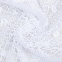 Тюль на кухню без шторной ленты, размер 170х170 см, цвет белый, 100% полиэстер Тюль на кухню без шторной ленты, размер 170х170 см, цвет белый, 100% полиэстер