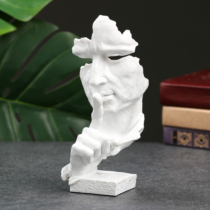 Фигура Фигура "Молчание" 20х7 см белая