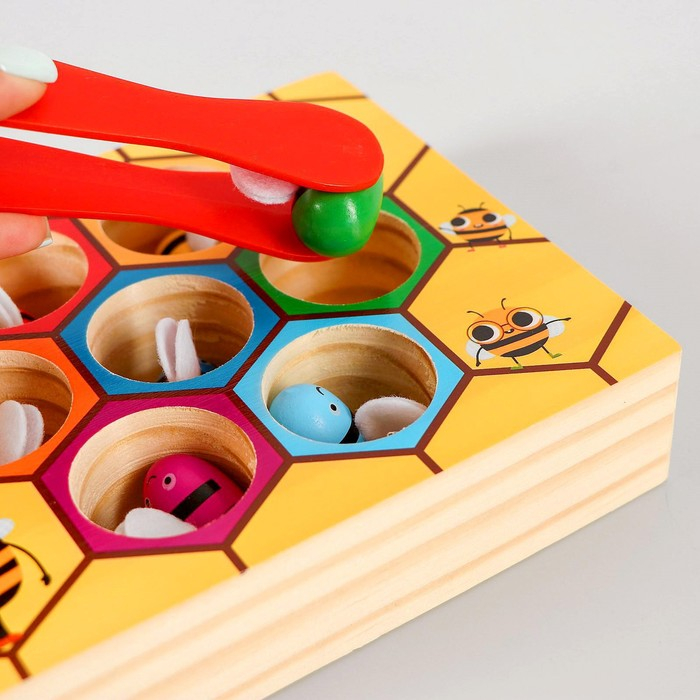 Развивающая игра &laquo;Достань и положи пчёлку&raquo; 4,5 &times; 14,5 &times; 20 см