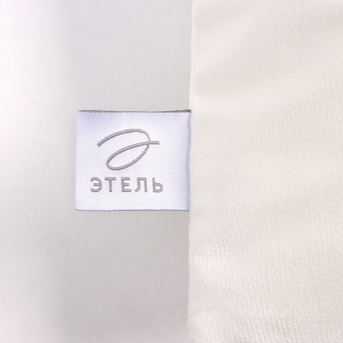 Чехол на подушку Этель "Снежинки" 40х40 см, 100% п/э, велюр