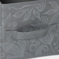 Короб стеллажный для хранения Доляна &laquo;Нея&raquo;, 19&times;19&times;19 см, цвет серый