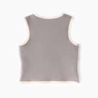 Жилетка флисовая детская Collorista, цв. графит, рост 116 см