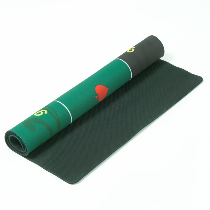 Сукно для покера, прорезиненное, 120 х 60 см, толщина 3 мм, зеленое Сукно для покера, прорезиненное, 120 х 60 см, толщина 3 мм, зеленое