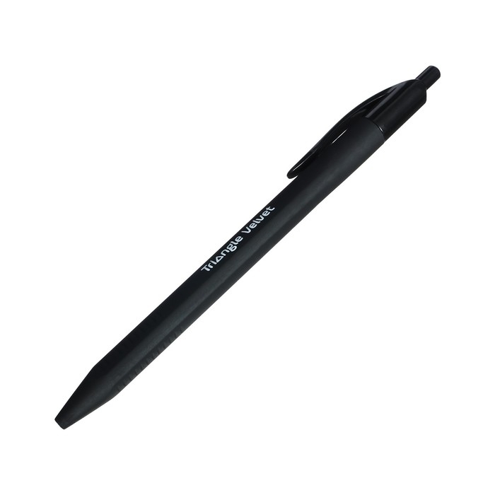 Ручка шариковая автомат Berlingo Triangle Velvet (NEW) трехгран. корпус син 0,7мм