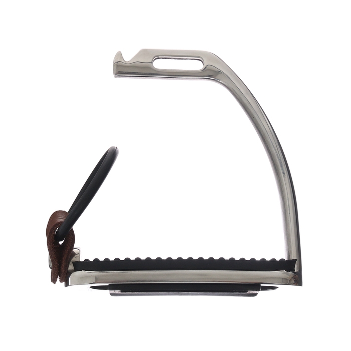 Стремена металлические с резиновыми вставками, хром, набор 2 шт Стремена металлические с резиновыми вставками, хром, набор 2 шт