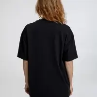 Футболка оверсайз унисекс Sideline, черная, размер XS/S