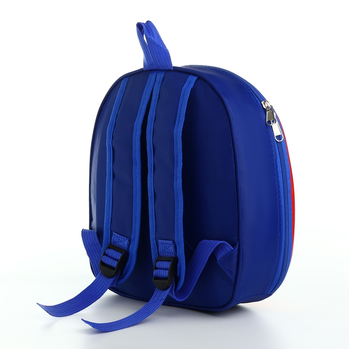 Рюкзак детский на молнии «Выбражулька», цвет синий/красный Рюкзак детский на молнии «Выбражулька», цвет синий/красный