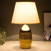 Настольная лампа "Селеста" Е14 40Вт золото 22х22х28 см RISALUX