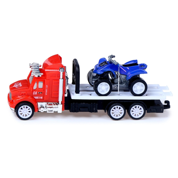 Грузовик инерционный &laquo;Эвакуатор&raquo; с квадроциклом, МИКС