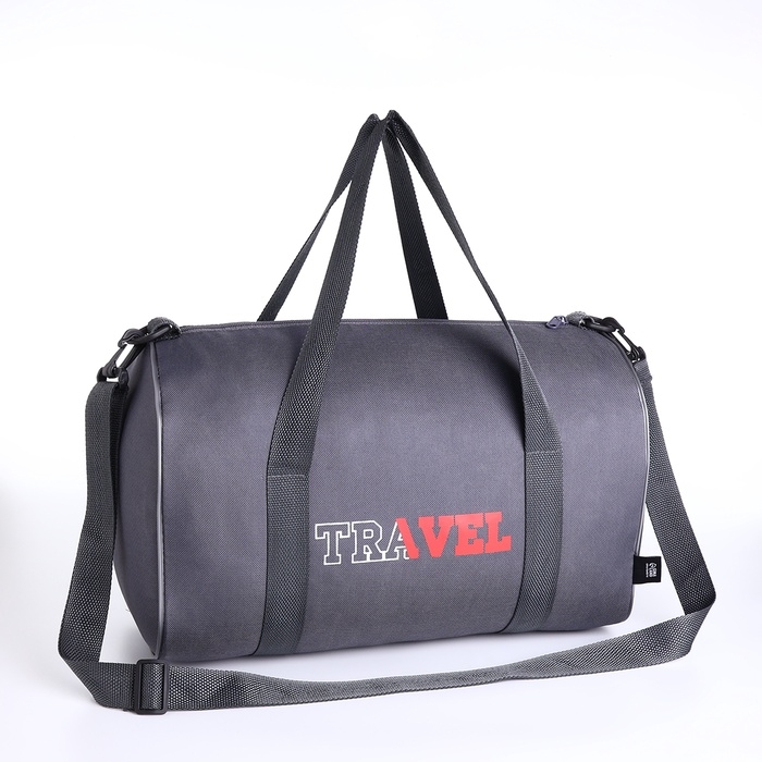 Сумка дорожная, TEXTURA, маленький размер, цвет серый Сумка дорожная, TEXTURA, маленький размер, цвет серый