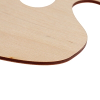 Палитра деревянная, овальная, № 4, 21 х 24.5 см, МИКС Палитра деревянная, овальная, № 4, 21 х 24.5 см, МИКС