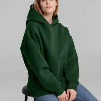 Худи Kulonga Oversize, темно-зеленое, размер ХL/ХХL