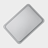 Противень Доляна «Мрамор. Прямоугольник», 38,5×27,5×2 см, антипригарное покрытие, цвет серый Противень Доляна «Мрамор. Прямоугольник», 38,5×27,5×2 см, антипригарное покрытие, цвет серый