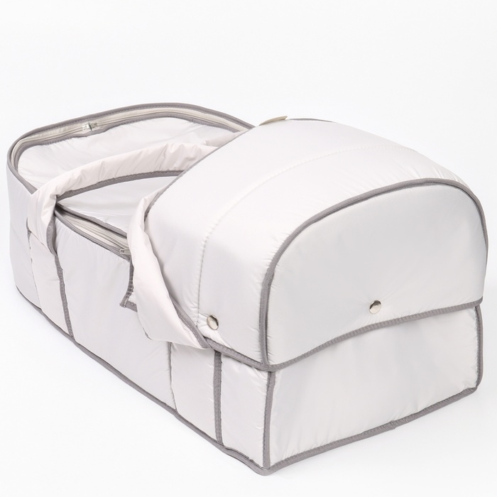 Люлька-переноска для новорожденных  &laquo;Ассорти&raquo;, цвет светло-серый