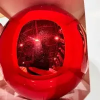 Оформительский шар Finery, 8 см, глянцевый красный Оформительский шар Finery, 8 см, глянцевый красный