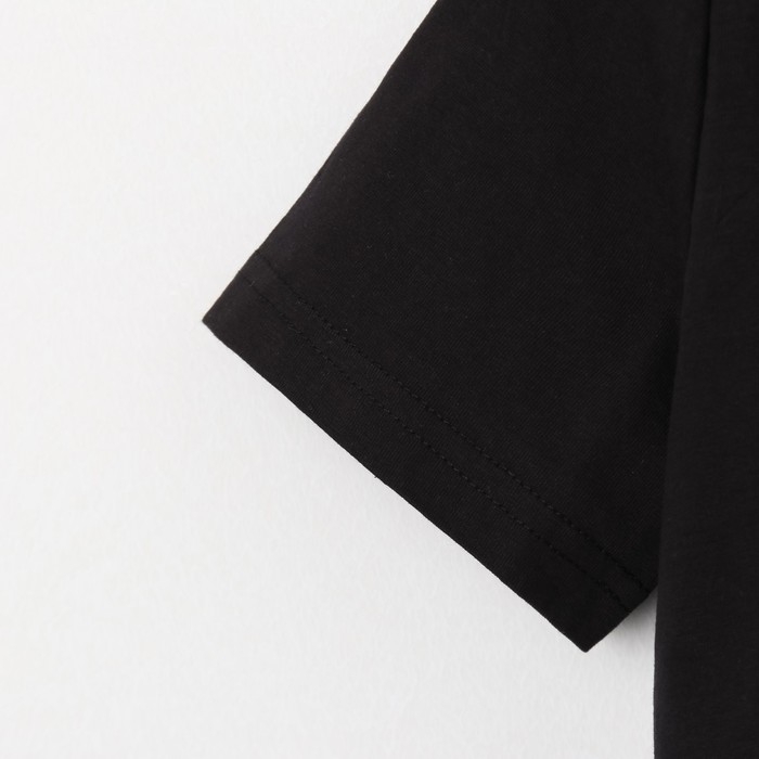 Футболка детская укороченная KAFTAN "Basic line", р. 28 (86-92 см), черный