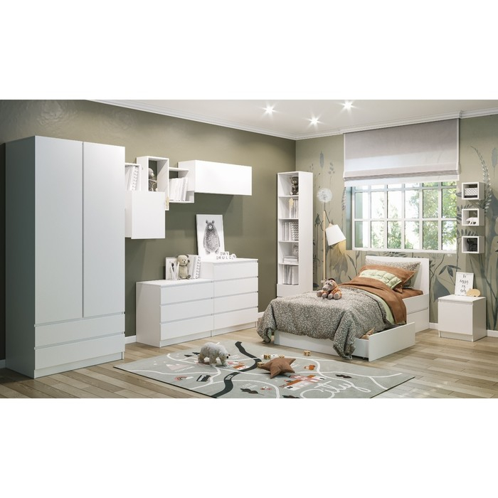 Комод с 4 ящиками Мадера, 800х420х1000, Белый Комод с 4 ящиками Мадера, 800х420х1000, Белый