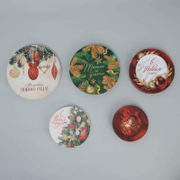 Набор подарочных коробок 5 в 1 &laquo;Классический Новый год&raquo;, 13 х 14‒19.5 х 22 см, Новый год