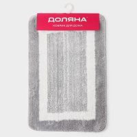 Коврик для дома Доляна &laquo;Тэри&raquo;, 58&times;38 см, цвет серый